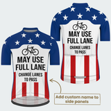 Men's Full Lane Traffic Sign Regular Fit Cycling Kit