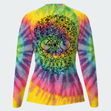 Women's Tie Dye Skull TeeCra