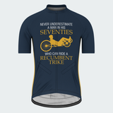 Men’s Personalized Old Man Legend Recumbent Trike Cycling Jersey & Kit