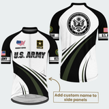 Men’s Personalized U.S. Army Proudly Served Recumbent Trike Cycling Jersey & Kit