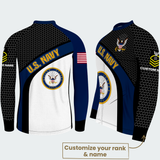 Men’s Personalized U.S. Navy Recumbent Trike Cycling Jersey & Kit