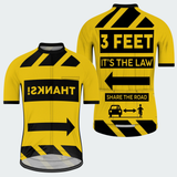 Men's 3 Feet Traffic Sign Regular Fit Cycling Kit