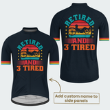 Men’s Personalized Retired & 3 Tired Recumbent Cycling Jersey & Kit