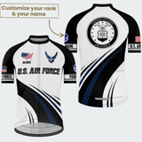 Men’s Personalized U.S. Air Force Retired Cycling Jersey & Kit
