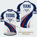 Men’s Personalized Texas Longhorn Lone Star Cycling Jersey & Kit