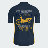 Men’s Personalized Old Man Legend Recumbent Trike Cycling Jersey & Kit