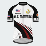 Men’s Personalized U.S. Marines Proudly Served Recumbent Trike Cycling Jersey & Kit