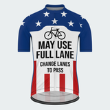 Men's Full Lane Traffic Sign Regular Fit Cycling Kit