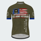 Men’s Personalized U.S. Army Veteran This We’ll Defend Olive Cycling Jersey & Kit