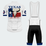 Men’s Personalized Texas Longhorn Skull Lone Star State Cycling Jersey & Kit