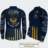 Men’s U.S. Navy Veteran Pride Recumbent Trike Cycling Jersey & Kit