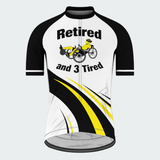 Men’s Personalized Retired & 3 Tired Recumbent Trike Cycling Jersey & Kit