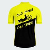 Men’s Personalized Old Man On Trike Recumbent Cycling Jersey & Kit