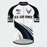 Men’s Personalized U.S. Air Force Retired Recumbent Trike Cycling Jersey & Kit
