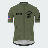 Men’s Personalized Proud Army Veteran Recumbent Trike Cycling Jersey & Kit