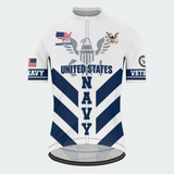 Men’s Personalized U.S. Navy Veteran Proudly Served Cycling Jersey & Kit