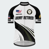 Men’s Personalized U.S. Army Retired Armor Veteran Cycling Jersey