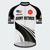 Men’s Personalized U.S. Army Retired Field Artillery Veteran Cycling Jersey