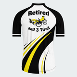 Men’s Personalized Retired & 3 Tired Recumbent Trike Cycling Jersey & Kit