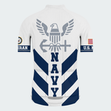Men’s Personalized U.S. Navy Veteran Proudly Served Cycling Jersey & Kit