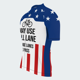 Men's Full Lane Traffic Sign Regular Fit Cycling Kit