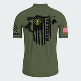 Men’s Personalized Proud Army Veteran Recumbent Trike Cycling Jersey & Kit