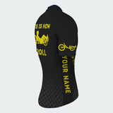 Men’s Personalized This Is How I Roll Recumbent Trike Cycling Jersey & Kit