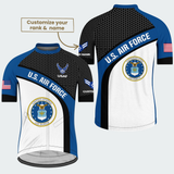 Men’s Personalized U.S. Air Force Recumbent Trike Cycling Jersey & Kit