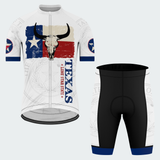 Men’s Personalized Texas Longhorn Skull Lone Star State Cycling Jersey & Kit