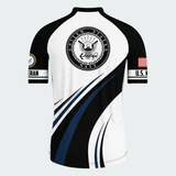 Men’s Personalized U.S. Navy Proudly Served Recumbent Trike Cycling Jersey & Kit