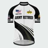 Men’s Personalized U.S. Army Retired Ranger Veteran Cycling Jersey