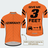 Men's Personalized Give Me 3 Feet Cycling Jersey & Kit