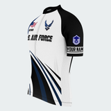 Men’s Personalized U.S. Air Force Retired Cycling Jersey & Kit