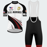 Men’s Personalized U.S. Marines Proudly Served Recumbent Trike Cycling Jersey & Kit