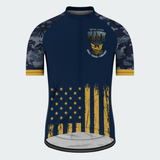 Men’s U.S. Navy Veteran Pride Recumbent Trike Cycling Jersey & Kit