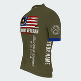 Men’s Personalized U.S. Army Veteran This We’ll Defend Olive Cycling Jersey & Kit