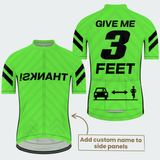 Men's Personalized Give Me 3 Feet Cycling Jersey & Kit