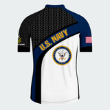 Men’s Personalized U.S. Navy Recumbent Trike Cycling Jersey & Kit