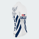 Men’s Personalized U.S. Navy Veteran Proudly Served Cycling Jersey & Kit