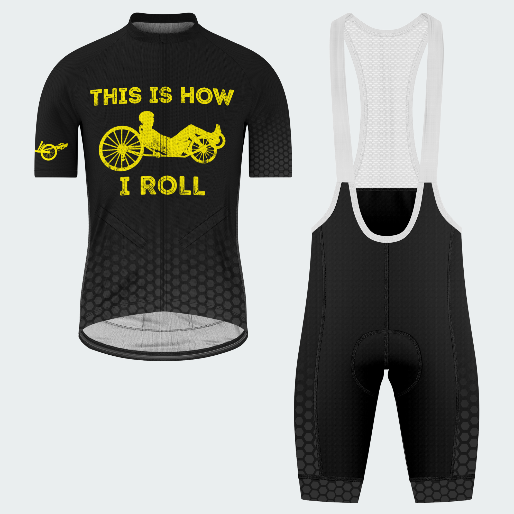 Men’s Personalized This Is How I Roll Recumbent Trike Cycling Jersey & Kit