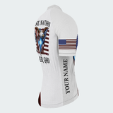 Men’s Personalized One Nation Under God Recumbent Trike Cycling Jersey & Kit