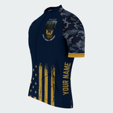 Men’s U.S. Navy Veteran Pride Recumbent Trike Cycling Jersey & Kit