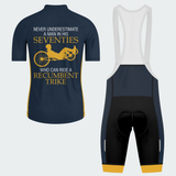 Men’s Personalized Old Man Legend Recumbent Trike Cycling Jersey & Kit