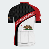 Men’s Personalized California Republic State Cycling Jersey & Kit