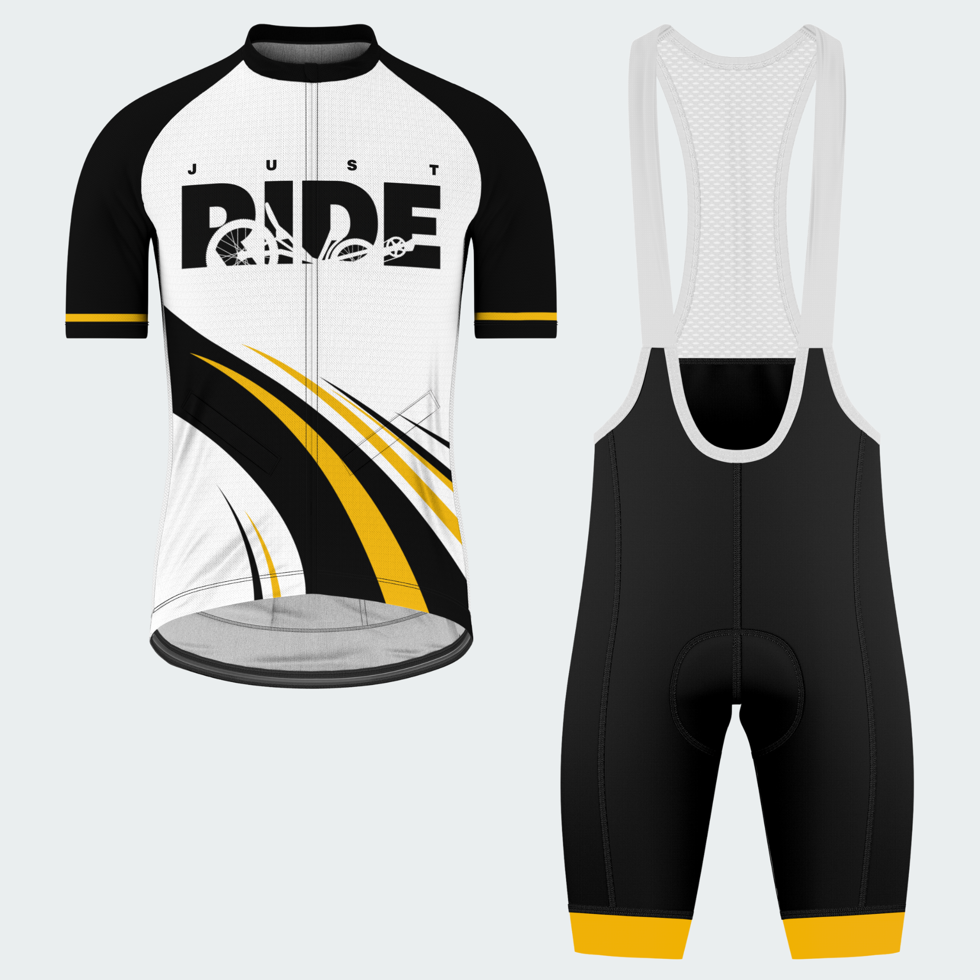 Men’s Personalized Just Ride Recumbent Trike Cycling Jersey & Kit
