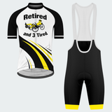 Men’s Personalized Retired & 3 Tired Recumbent Trike Cycling Jersey & Kit