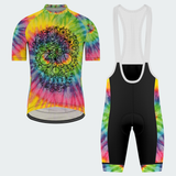 Men's Tie Dye Skull Cycling Jersey & Kit