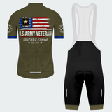 Men’s Personalized U.S. Army Veteran This We’ll Defend Olive Cycling Jersey & Kit