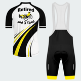 Men’s Personalized Retired & 3 Tired Recumbent Trike Cycling Jersey & Kit