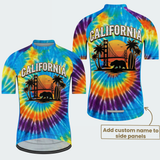 Men's Personalized Tie Dye California State Cycling Jersey & Kit
